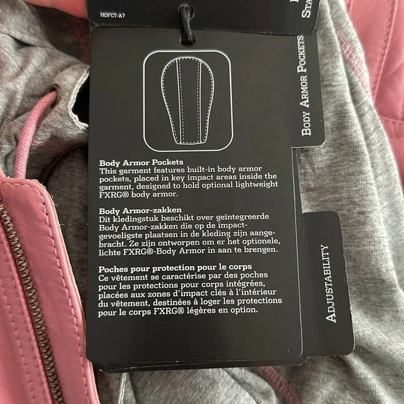 **RARE** Harley-Davidson Pink Leather Jacket Pink Label Collection - Picture 9 of 11